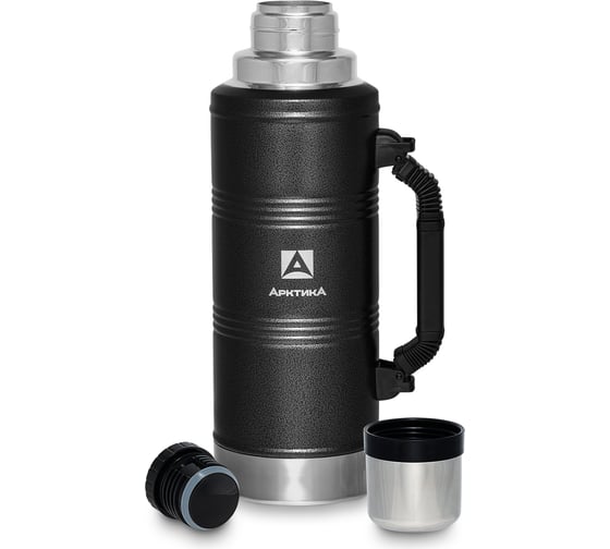 Термос Арктика Уазик 2.2 л, черный, с ручкой 106-2200Р-BK