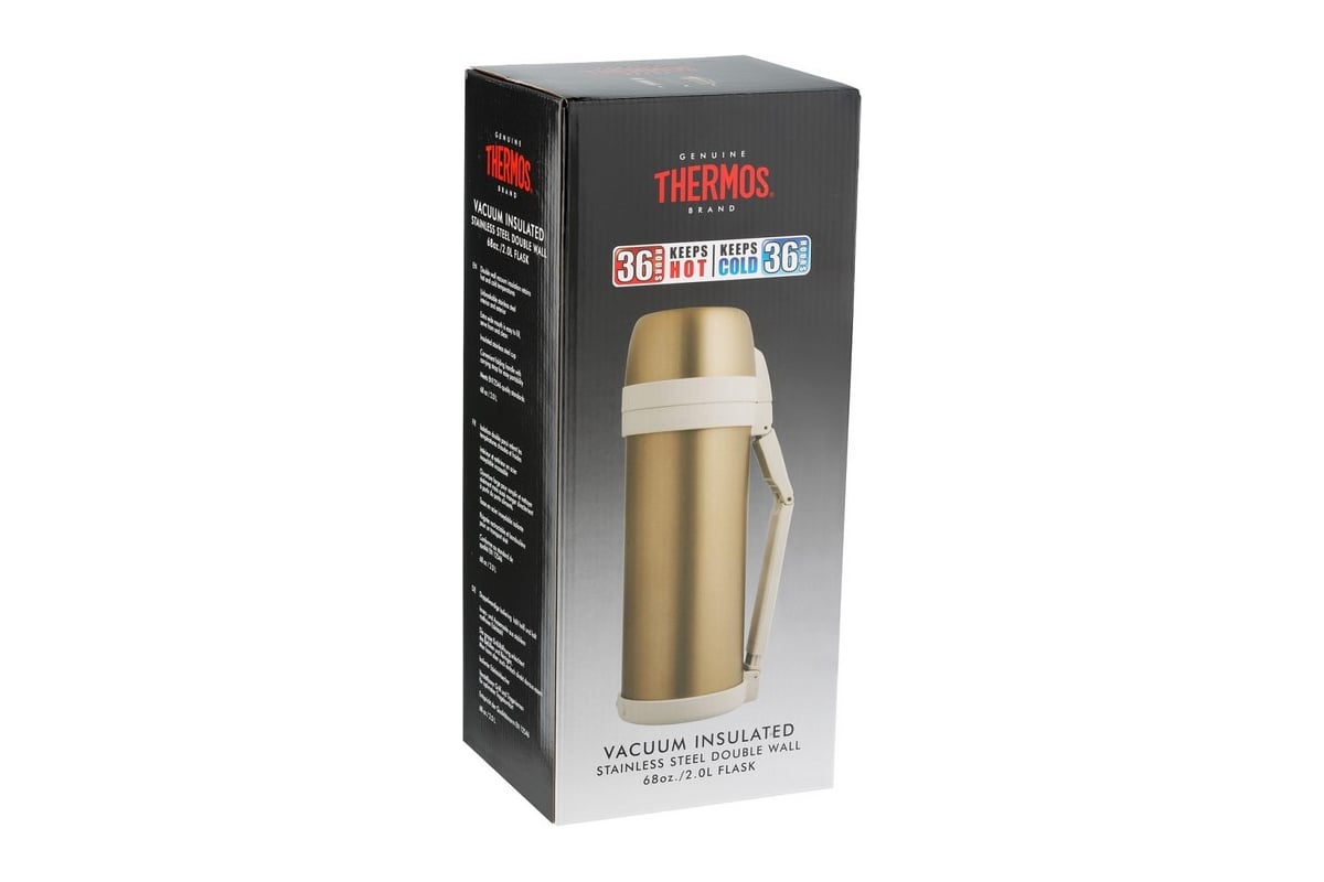 Термос Thermos FDH Stainless Steel Vacuum Flask 2.0L 923653 - выгодная  цена, отзывы, характеристики, фото - купить в Москве и РФ