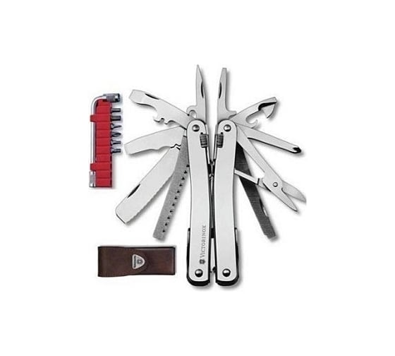 Мультитул Victorinox SwissTool Spirit 38 кожаный чехол 3.0238.L 1