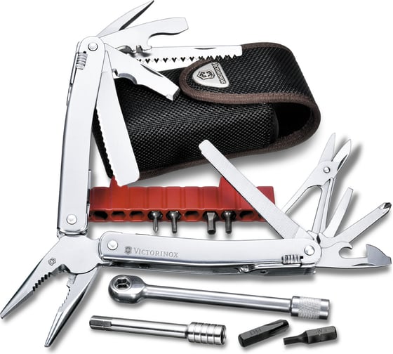 Мультитул Victorinox SWISSTOOL SPIRIT PLUS в нейлоновом чехле 3.0239.N