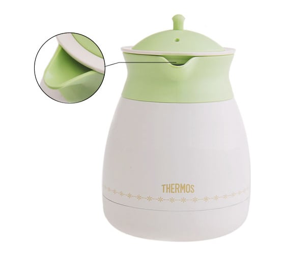 Кувшин-термос со стальной колбой THERMOS TGR-601HBG Carafe 0.6 л, белый 433190