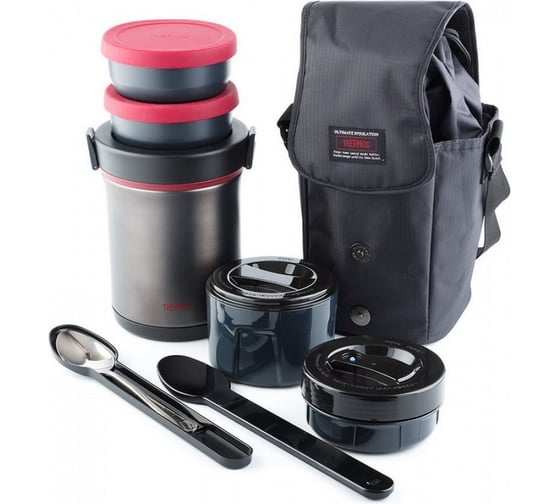 Многофункциональный термос для еды THERMOS JBE-1600F синий, 1.6 л 909367 1