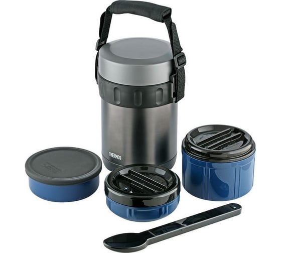 Многофункциональный термос для еды THERMOS JBG-2000 синий, 2 л 150516 1