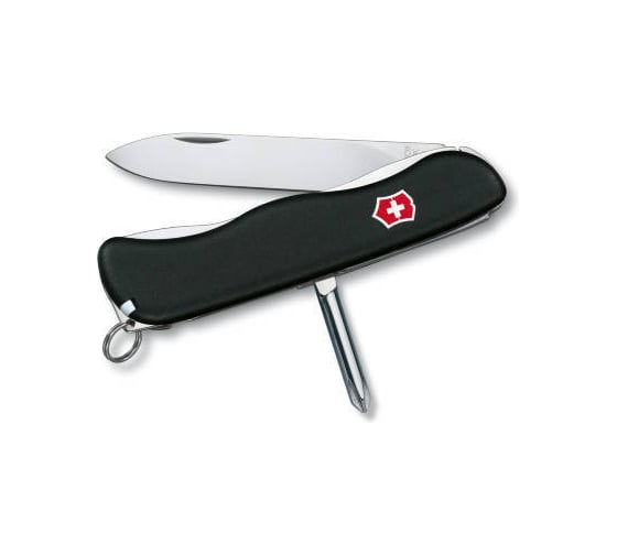 Черный нож для спецслужб с фиксатором лезвия и отвертки 111 мм Victorinox SENTINEL 0.8423.3 1