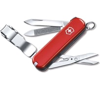 Нож Victorinox Classic Nail Clip 580 красный, 65 мм, 8 функций 0.6463