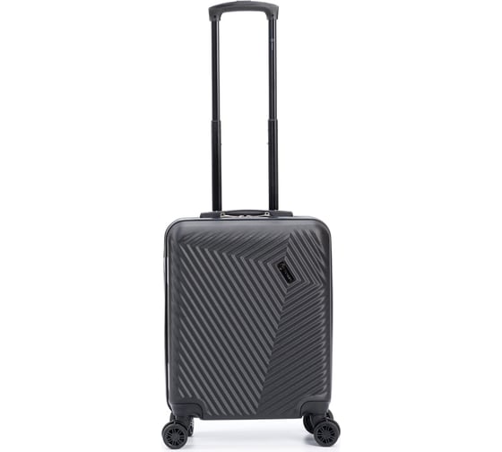 Чемодан Torber Lama, черный, ABS-пластик, 38x21x55 см, 37 л T1919S-Black