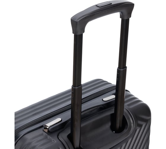 Чемодан Torber Lama, черный, ABS-пластик, 38x21x55 см, 37 л T1919S-Black