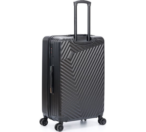 Чемодан Torber Lama, черный, ABS-пластик, 49x29.5x77 см, 92 л T1919L-Black