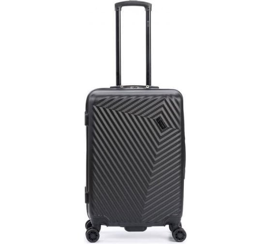 Чемодан Torber Lama, черный, ABS-пластик, 43x25.5x67 см, 62 л T1919M-Black