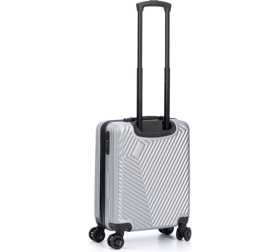 Чемодан Torber Lama, серебристый, ABS-пластик, 38x21x55 см, 37 л T1919S-Silver
