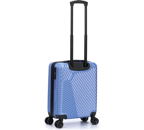 Чемодан Torber Lama, синий, ABS-пластик, 38x21x55 см, 37 л T1919S-Blue