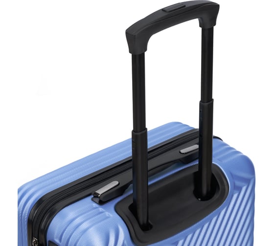 Чемодан Torber Lama, синий, ABS-пластик, 38x21x55 см, 37 л T1919S-Blue