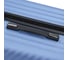 Чемодан Torber Lama, синий, ABS-пластик, 43x25,5x67 см, 62 л T1919M-Blue 8