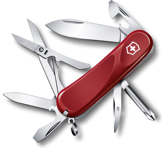 Красный нож 85 мм 14 функций Victorinox Evolution 16 2.4903.E 1