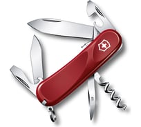 Красный нож 85 мм 12 функций Victorinox Evolution S101 2.3603.SE