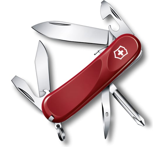 Красный нож 85 мм 12 функций Victorinox Evolution S111 2.4603.SE 1
