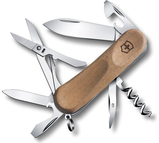 Нож 85 мм 12 функций дерево Victorinox EvoWood 14 2.3901.63 1