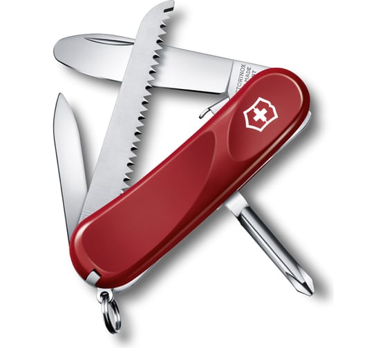 Красный нож 85 мм 8 функций Victorinox Junior 09 2.4213.SKE