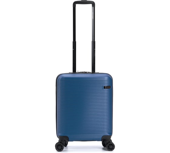 Чемодан Torber Caspian, темно-синий, ABS-пластик, 38x20x54 см, 35 л T2055S-Navi