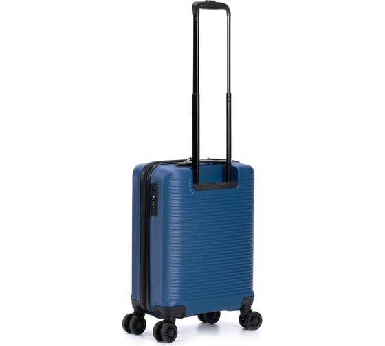Чемодан Torber Caspian, темно-синий, ABS-пластик, 38x20x54 см, 35 л T2055S-Navi