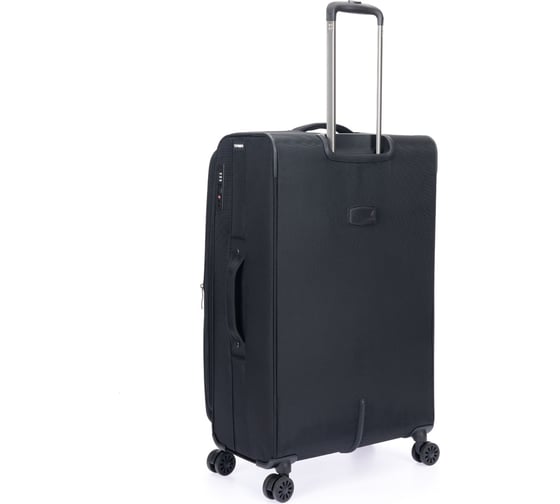 Чемодан Torber Brosno, черный, нейлон 600D, 48x30x78 см, 85 л T1901L-Black