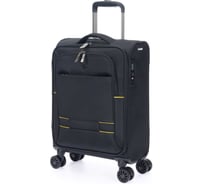 Чемодан Torber Brosno, черный, нейлон 600D, 36.5x20x54 см, 32 л T1901S-Black