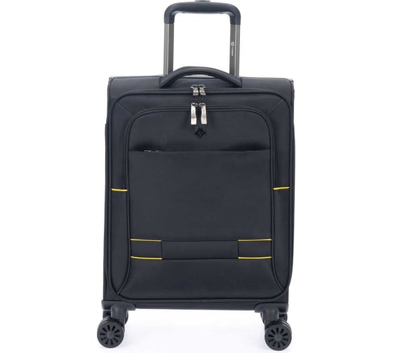 Чемодан Torber Brosno, черный, нейлон 600D, 36.5x20x54 см, 32 л T1901S-Black