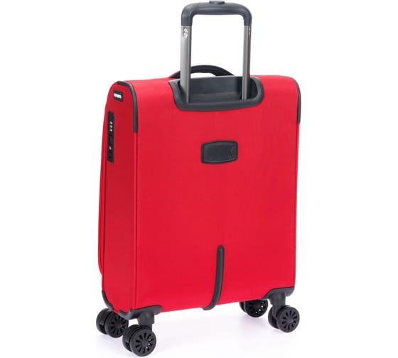 Чемодан Torber Brosno, красный, нейлон 600D, 36.5x20x54 см, 32 л T1901S-Red