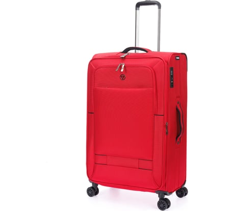 Чемодан Torber Brosno, красный, нейлон 600D, 48x30x78 см, 85 л T1901L-Red