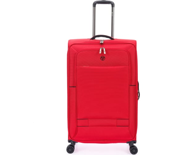 Чемодан Torber Brosno, красный, нейлон 600D, 48x30x78 см, 85 л T1901L-Red