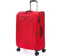 Чемодан Torber Brosno, красный, нейлон 600D, 43.5x26x68 см, 56 л T1901M-Red