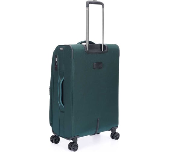 Чемодан Torber Seyd, темно-зеленый, нейлон 600D, 43.5x25x68 см, 56 л T2021M-Green