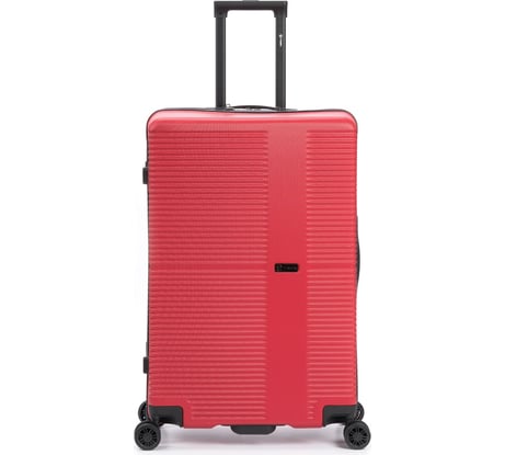 Чемодан Torber Elton, красный, ABS-пластик, 47x29x78 см, 96 л T2056L-Red