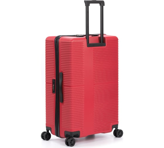 Чемодан Torber Elton, красный, ABS-пластик, 47x29x78 см, 96 л T2056L-Red
