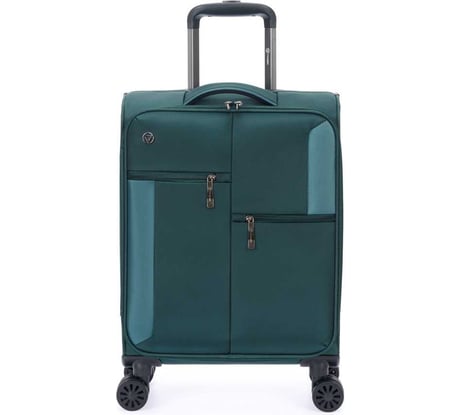 Чемодан Torber Seyd, темно-зеленый, нейлон 600D, 36.5x19x54 см, 32 л T2021S-Green