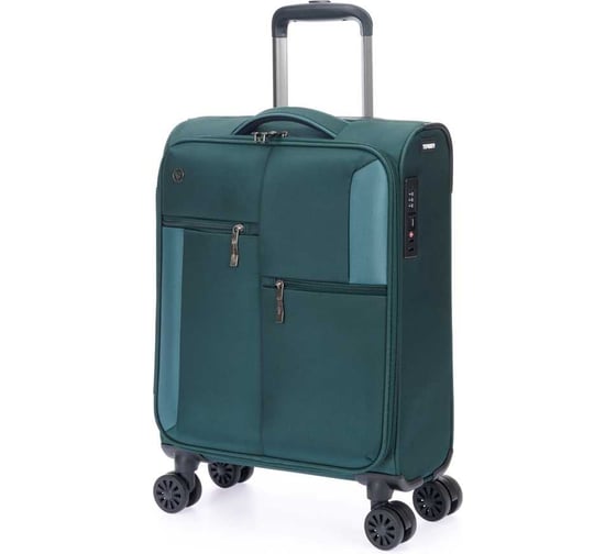 Чемодан Torber Seyd, темно-зеленый, нейлон 600D, 36.5x19x54 см, 32 л T2021S-Green