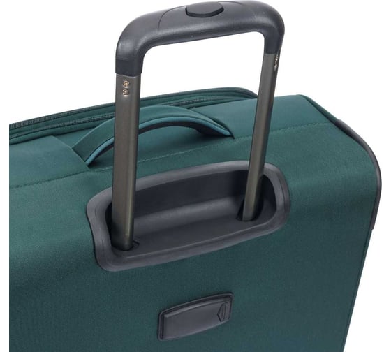 Чемодан Torber Seyd, темно-зеленый, нейлон 600D, 48x26.5x78 см, 85 л T2021L-Green