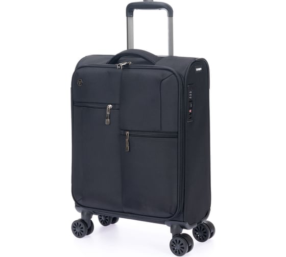 Чемодан Torber Seyd, черный, нейлон 600D, 36.5x19x54 см, 32 л T2021S-Black