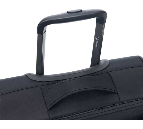 Чемодан Torber Seyd, черный, нейлон 600D, 43.5x25x68 см, 56 л T2021M-Black