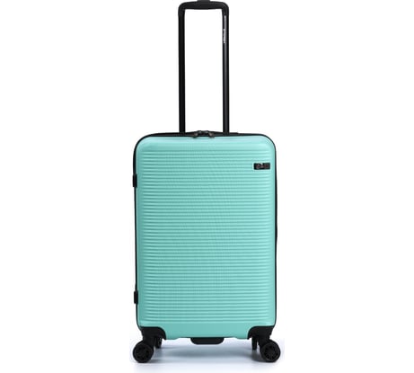 Чемодан Torber Caspian, светло-зеленый, ABS-пластик, 43x26x68 см, 64 л T2055M-Green