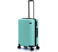 Чемодан Torber Caspian, светло-зеленый, ABS-пластик, 49x29x78 см, 96 л T2055L-Green