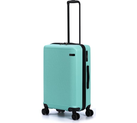 Чемодан Torber Caspian, светло-зеленый, ABS-пластик, 49x29x78 см, 96 л T2055L-Green