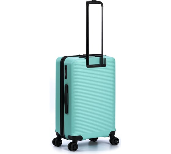 Чемодан Torber Caspian, светло-зеленый, ABS-пластик, 49x29x78 см, 96 л T2055L-Green