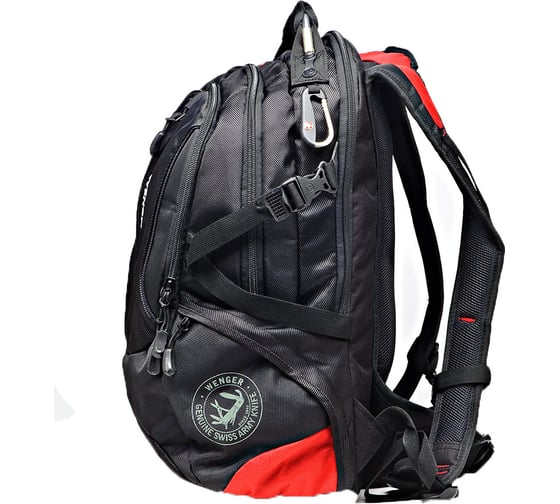 Рюкзак Wenger  LARGE VOLUME DAYPACK черный/красный 15912215