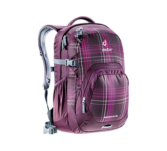 Рюкзак Deuter 2015 Daypacks Graduate aubergine check 80232_5008-000-00