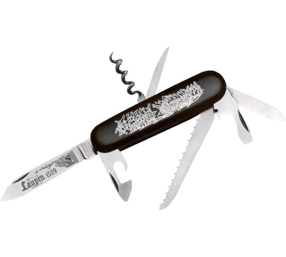 Нож VICTORINOX Laupen 91 мм, черный 1.1984.1 1