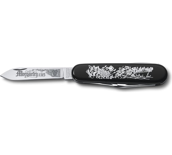 Нож VICTORINOX Morgarten 91 мм, черный 1.1983.1