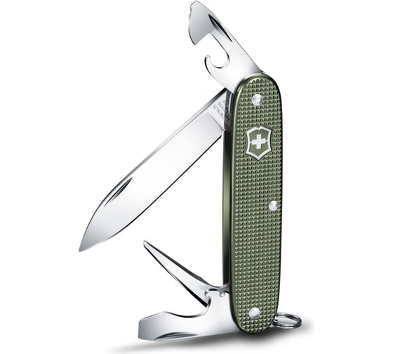 Нож VICTORINOX Pioneer 93 мм, зелёный 0.8201.L17