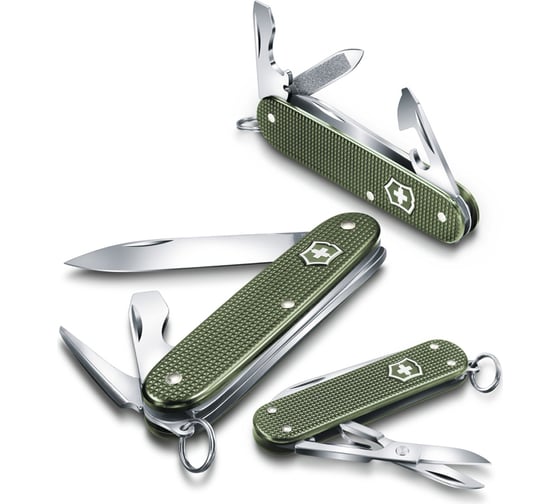 Нож VICTORINOX Pioneer 93 мм, зелёный 0.8201.L17