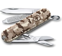 Нож-брелок VICTORINOX Classic SD "Desert Camouflage" бежевый камуфляж 0.6223.941